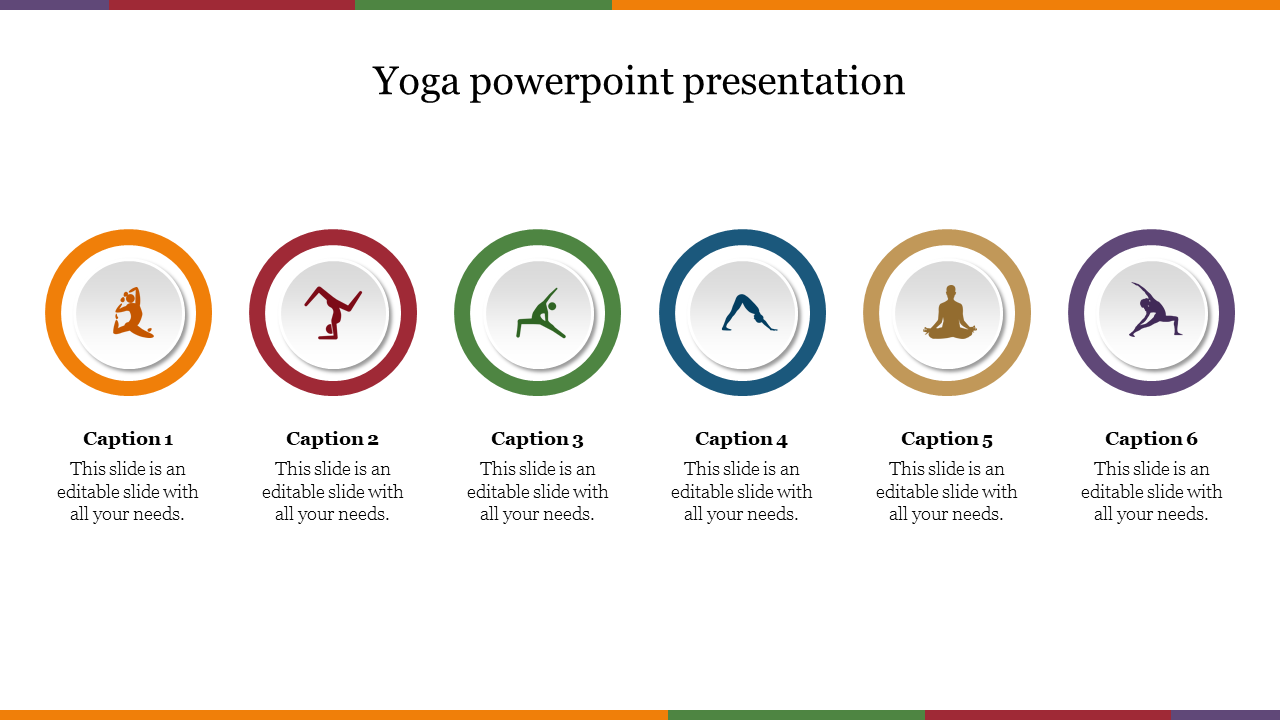 Free - Best Yoga PowerPoint Presentation Template Design 6-Node